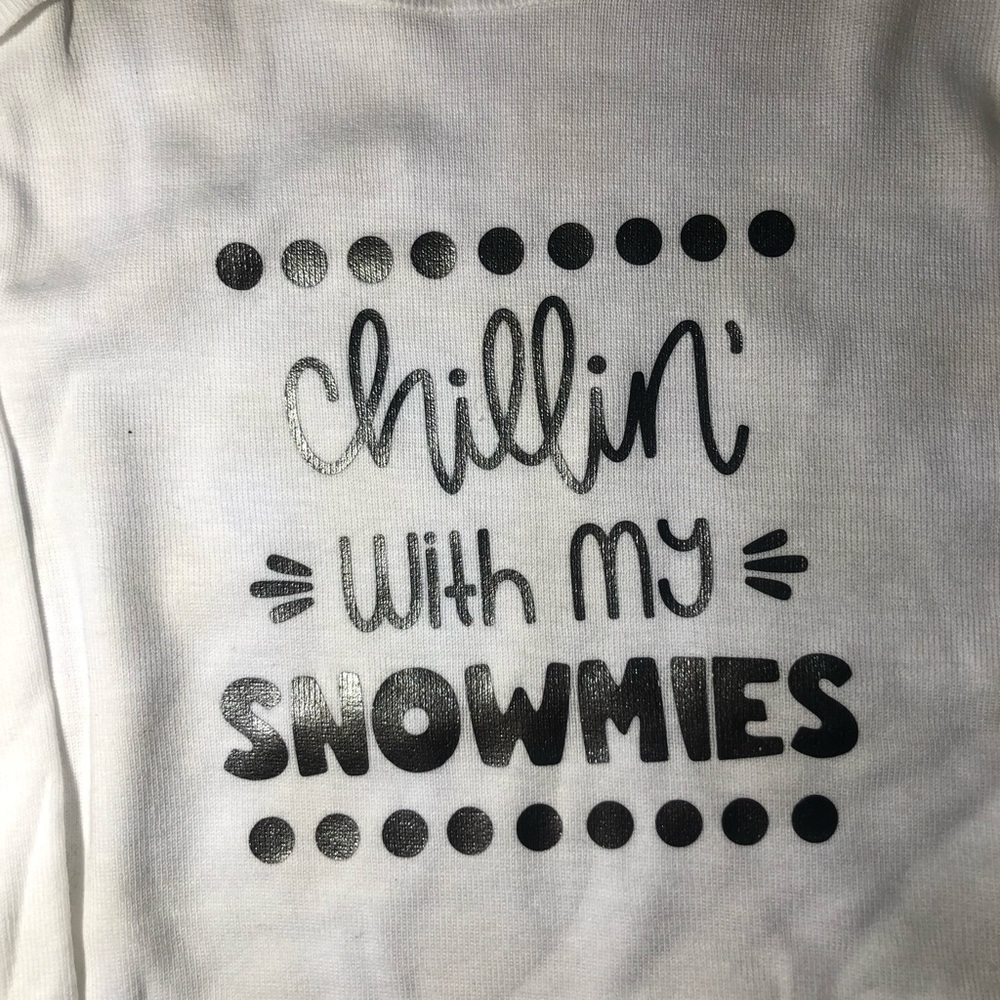 ***CHILLIN’ WITH MY SNOWMIES*** GERBER Baby